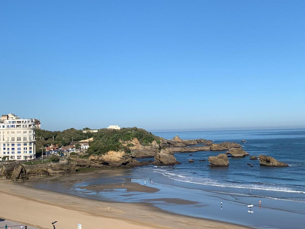 L'océan à perte de vue, la grande plage à vos pieds Biarriz Exterior foto