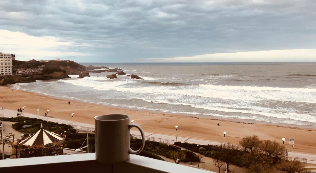 L'océan à perte de vue, la grande plage à vos pieds Biarriz Exterior foto